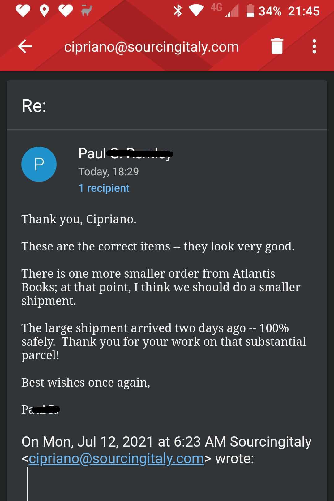 Redirect Parcels Italy 360 Redirect Parcels Italy 360